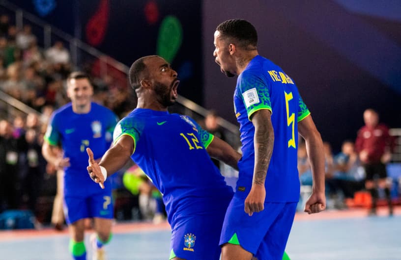 Arthur e Neguinho - Seleção Brasileira de futsal