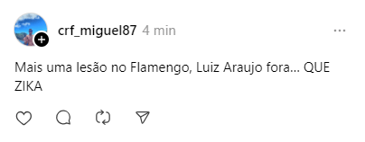 Luiz Araújo lesão Flamengo