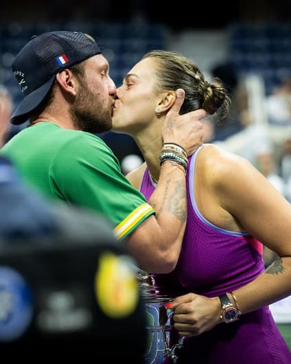 Georgios Frangulis e Aryna Sabalenka