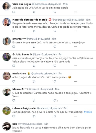 Reacción web - Los aficionados del Vasco denuncian el arbitraje del partido contra el Cruzeiro (1)