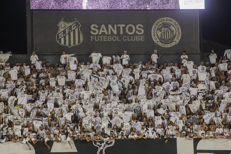 O Santos é dono de um dos escudos mais tradicionais do Brasil; Confira a história (Foto: Fernanda Luz/AGIF)