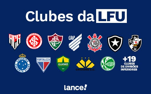 Arte Clubes integrantes da LFU