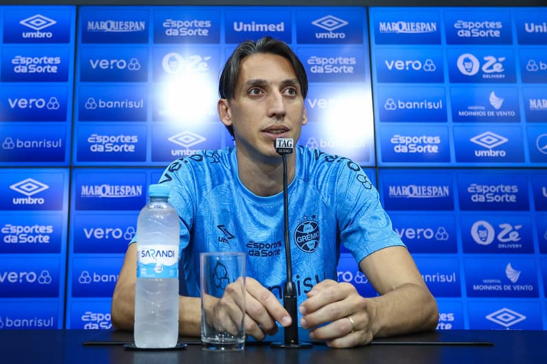 Geromel anunciou aposentadoria pelo Grêmio (Foto: Lucas Uebel / Grêmio)