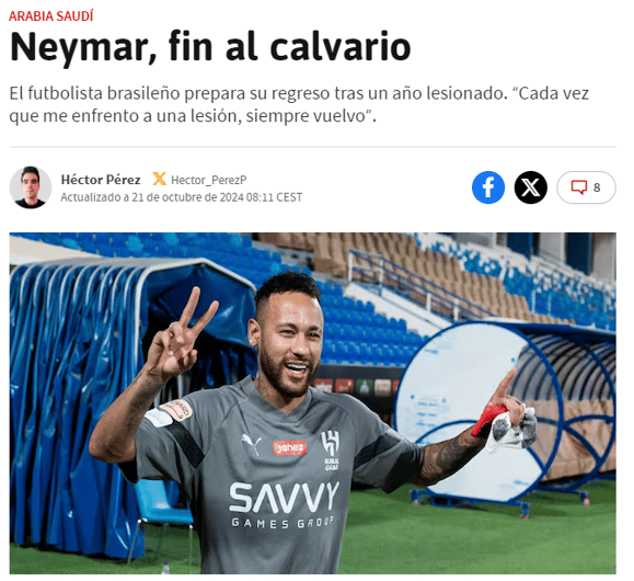 Neymar - Jornal As