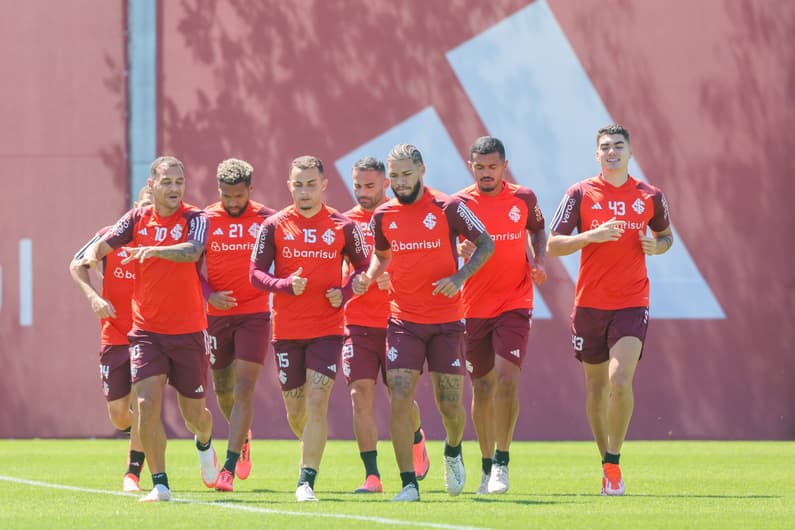 Treino do Inter aconteceu na manhã desta quarta-feira (Foto: Ricardo Duarte/SC Internacional)