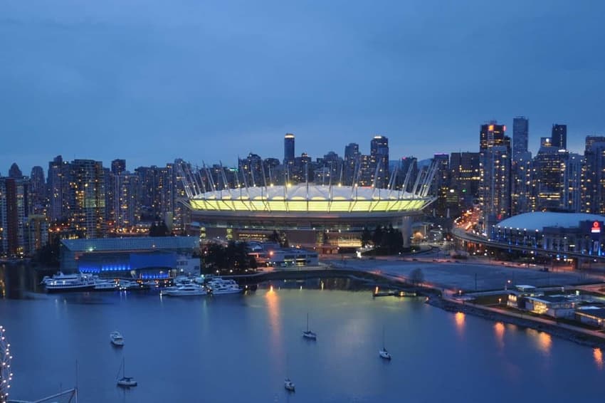 O BC Place, em Vancouver, no Canadá, recebeu a final da Copa do Mundo feminina de 2015. (Foto: Divulgação/BC Place)