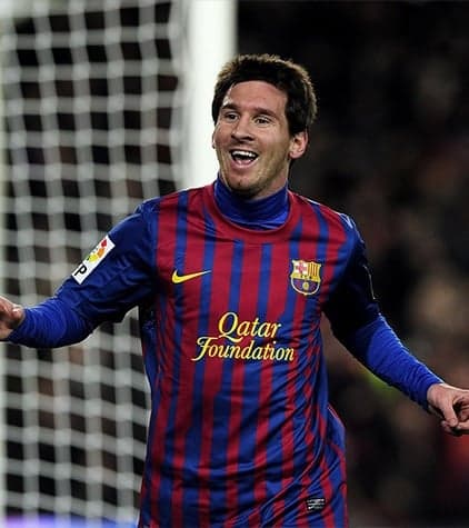Messi fez 73 gols na temporada 2011/12 (Foto: AFP)