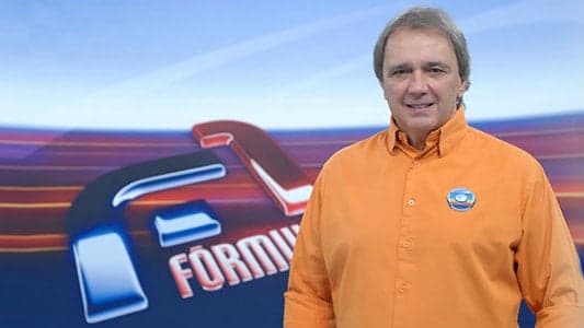Reginaldo Leme na F1 na Globo, antes da saída da emissora (Foto: Divulgação)