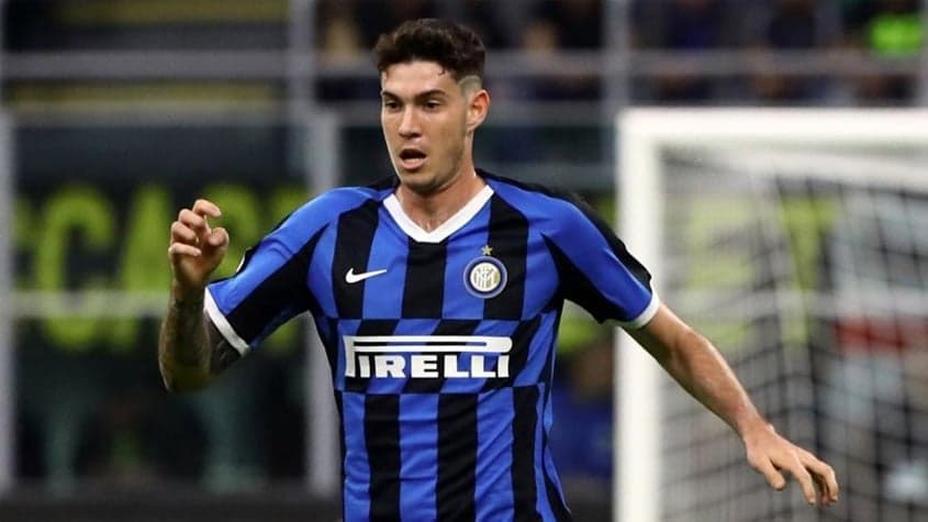 Alessandro Bastoni em ação pela Inter de Milão