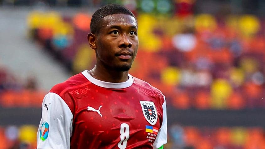 Alaba pela seleção da Áustria (Foto: AFP)