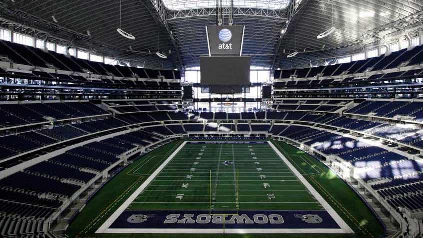 Estádio de Dallas, casa do Dalas Cowboys (Foto: Divulgação)