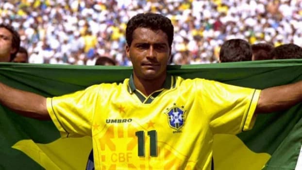 Romário em campo pela Seleção (Foto: Reprodução)