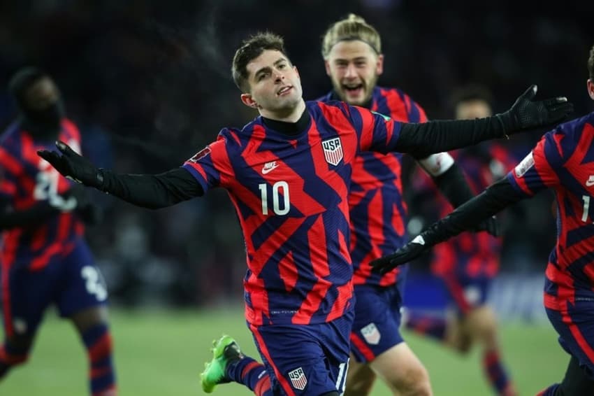 Pulisic, pela seleção dos EUA (Foto: AFP)