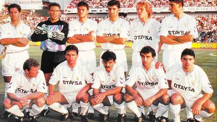 Real Madrid na temporada 1992/93 (Foto: Reprodução/Twitter)