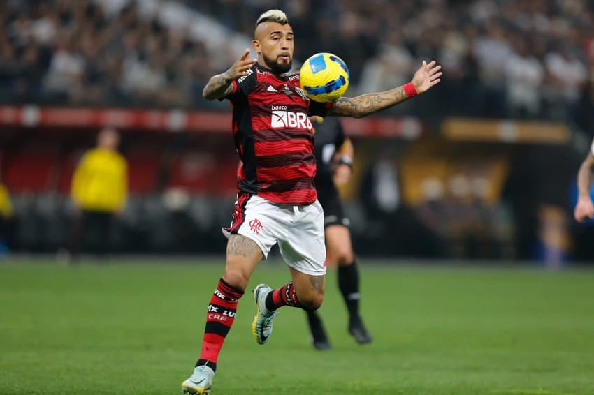 Vidal no Flamengo (Foto: Gilvan de Souza/Flamengo)