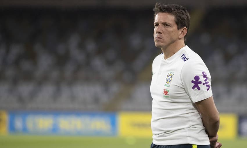 Juninho Paulista atuou como coordenador da Seleção Brasileira Masculina na Copa do Mundo de 2022 (Foto: Lucas Figueiredo/CBF)