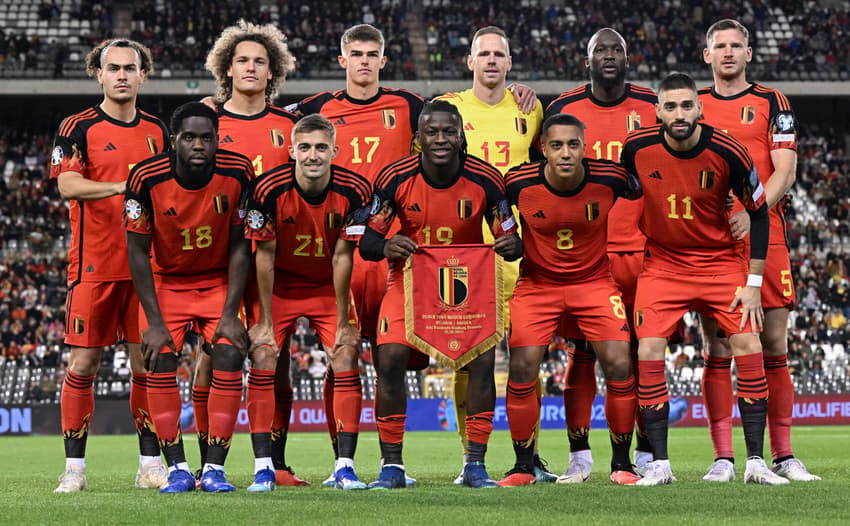 Seleção da Bélgica em 2024.