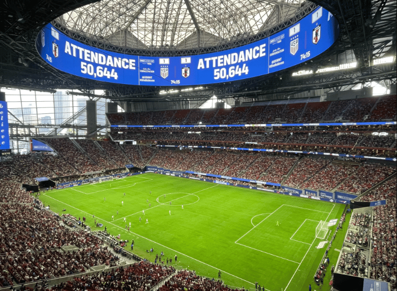 Mercedes-Benz Stadium: Atlanta, Georgia.
