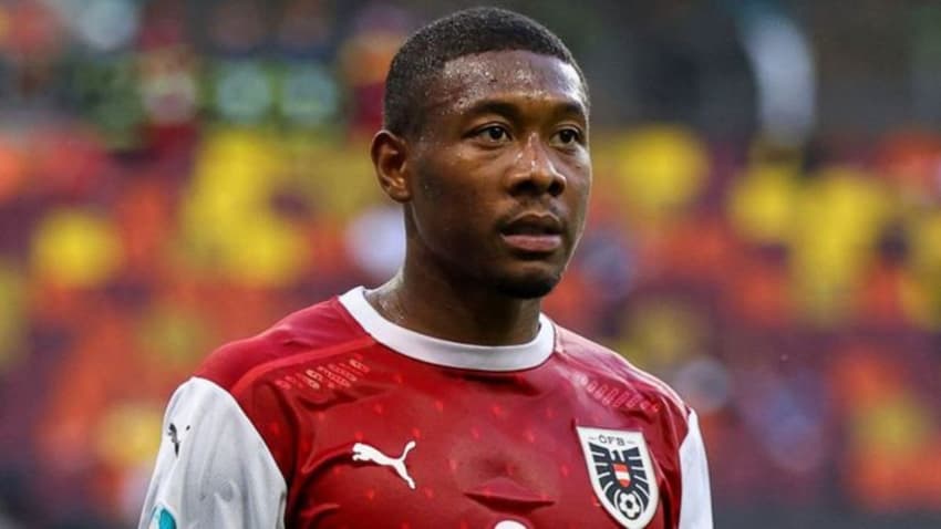 David Alaba em ação pela Áustria.