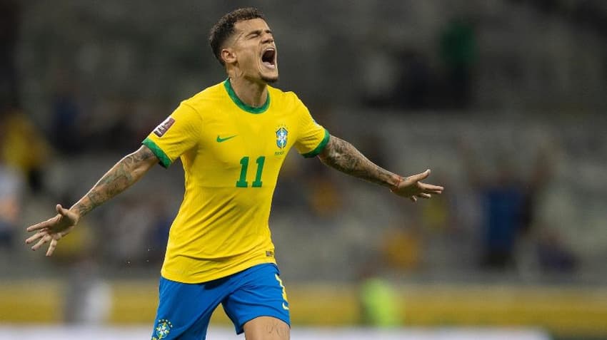 Philippe Coutinho em campo pela Seleção Brasileira (Foto: Lucas Figueiredo/CBF)