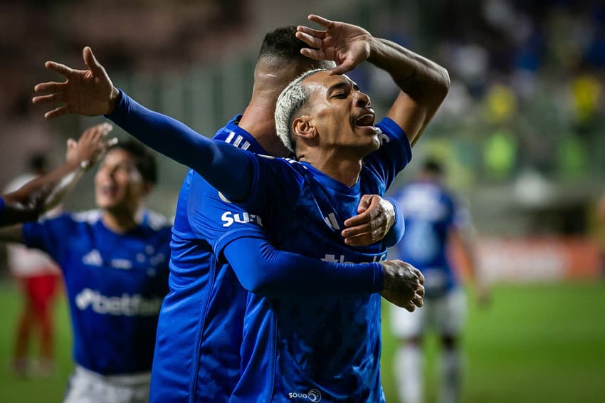 Em 13 de julho de 2024, Cruzeiro venceu o Bragantino por 2 a 1, no Independência (Foto: Fernando Moreno/AGIF)