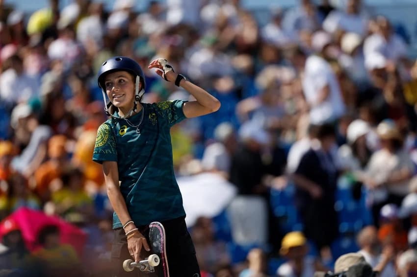 Chloe Covell em Paris 2024 (Foto: Odd Andersen/ AFP)