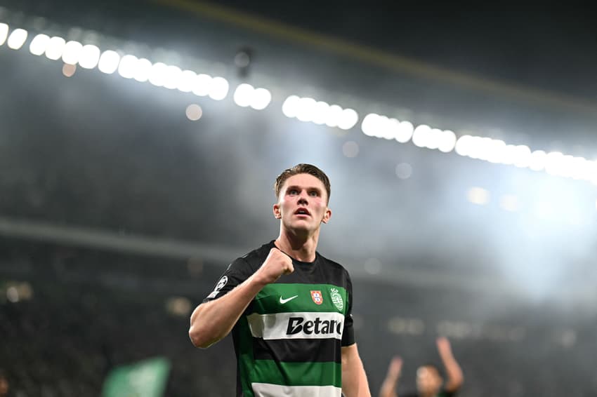 Viktor Gyökeres em ação pelo Sporting (Foto: Patricia DE MELO MOREIRA / AFP)