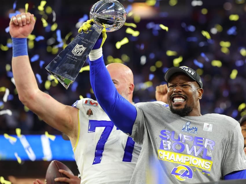 Vitória do Los Angeles Rams - 2022 (Foto: AFP)