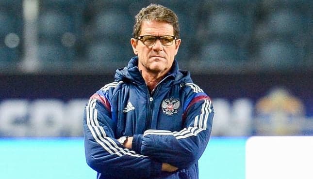 Capello deixou o comando da Rússia neste ano (Foto: Jonathan Nackstrand/ AFP)