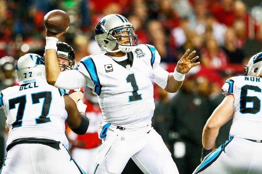 NFL - Carolina Panthers x Atlanta Falcons - Cam Newton (Foto: Kevin C. Cox/ AFP)