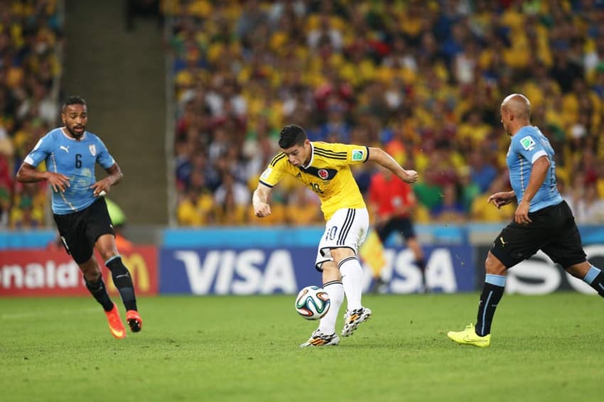 Colômbia x Uruguai - James Rodriguez (Foto: Paulo Sérgio/LANCE!Press)