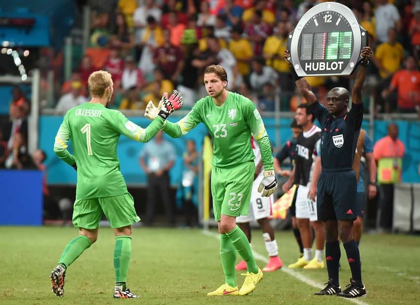 Krul - goleiro reserva da Holanda (Foto: Damien Meyer/AFP)