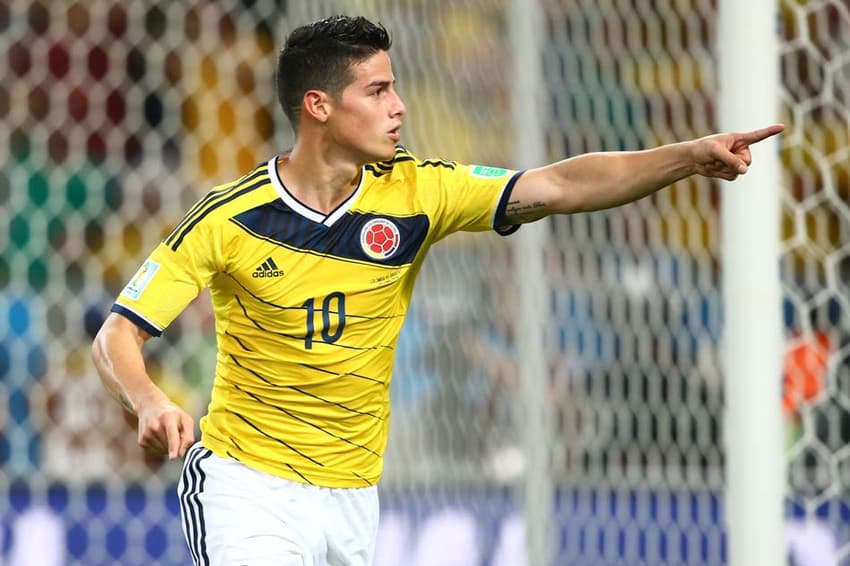 Colômbia x Uruguai - James Rodriguez (Foto: Cleber Mendes/LANCE!Press)