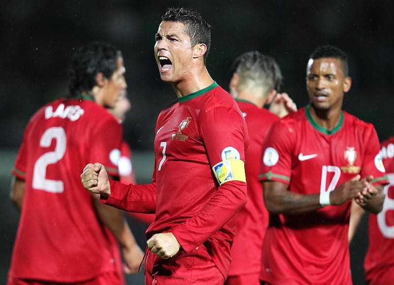 Portugal x Irlanda - Cristiano Ronaldo (Foto: Peter Muhly/ AFP)