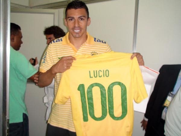 Lúcio, ex-zagueiro da Seleção Brasileira (Foto: Bruno Braz)