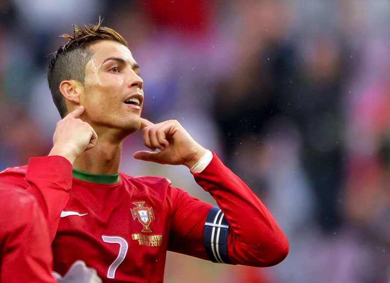 Croácia  x Portugal - Cristiano Ronaldo (Foto: Fabrice Coffrine/ AFP)