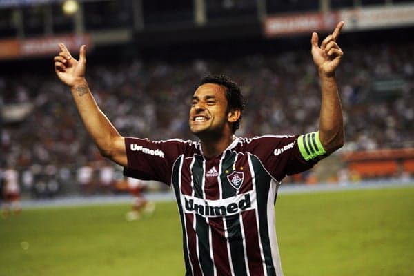 Fluminense 2 x 1 Internacional - 10/05/2012 - Gol do Fred (Foto: Paulo Sergio)