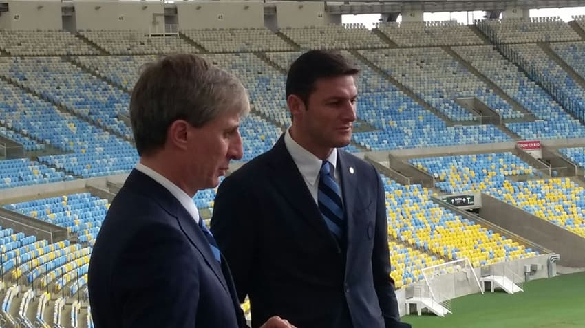 Javier Zanetti, embaixador da Internazionale da Itália (Foto: Mário Boechat)