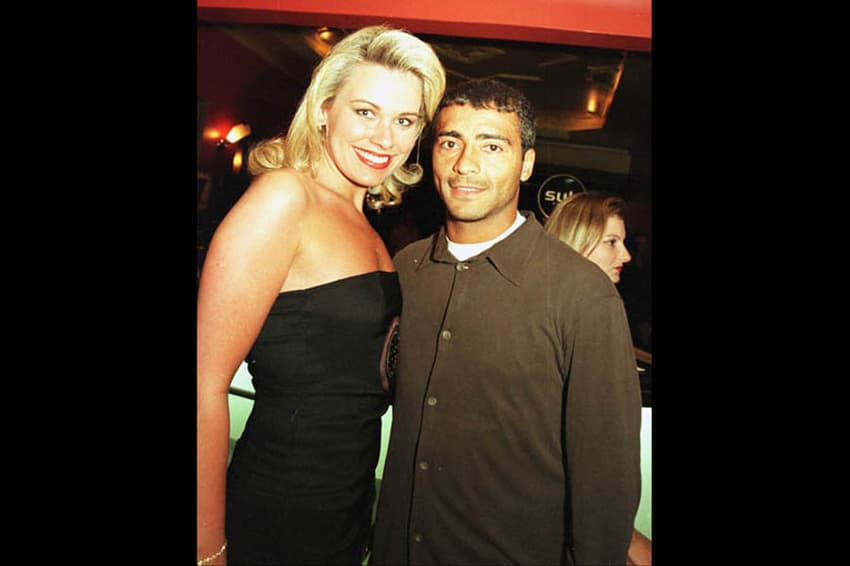 Romário e a rainha da Festa da Uva em 1999 (Foto: JEFFERSON BOTEGA/PIONEIRO)