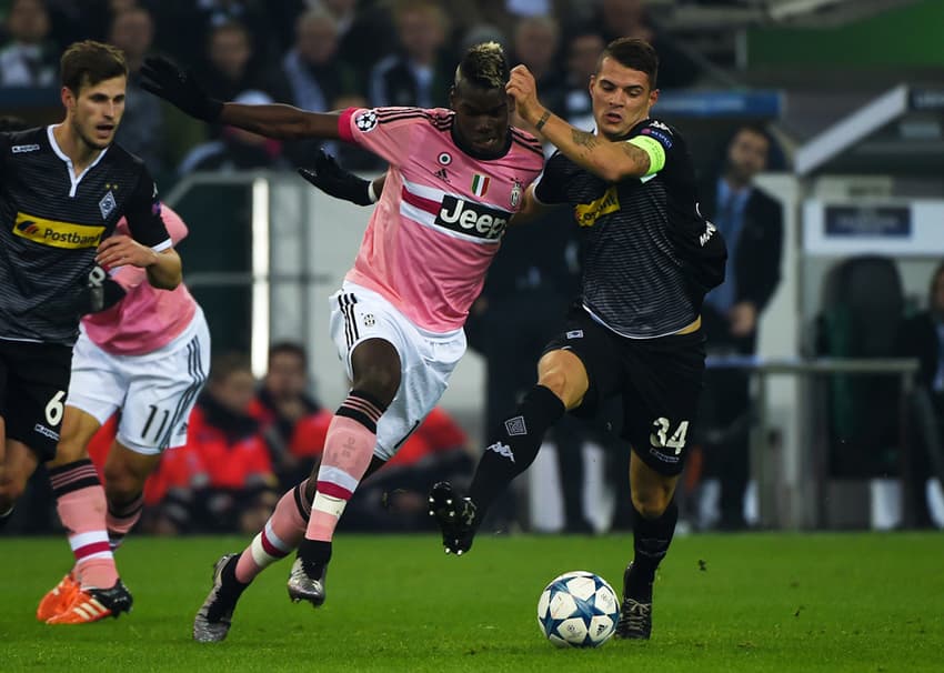 Borussia Mönchengladbach x Juventu (Foto:Jorge Guerrero/AFP)