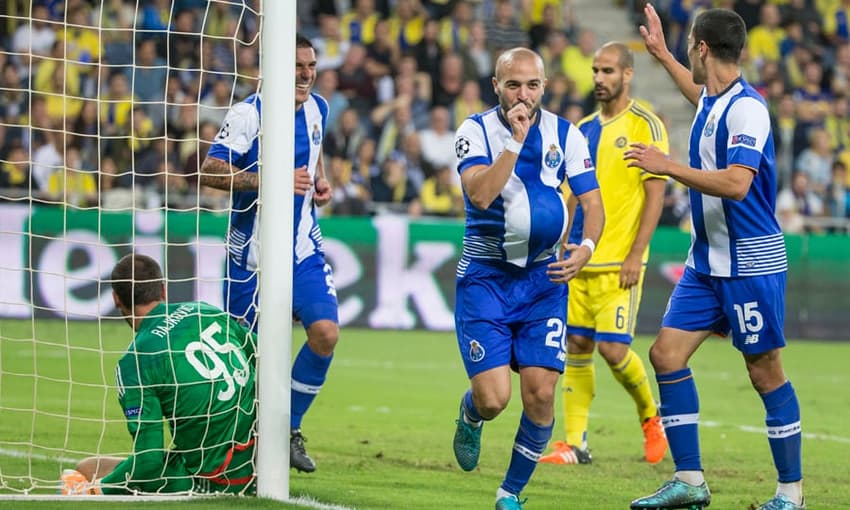 Aviv x Porto (Foto: JACK GUEZ/AFP)