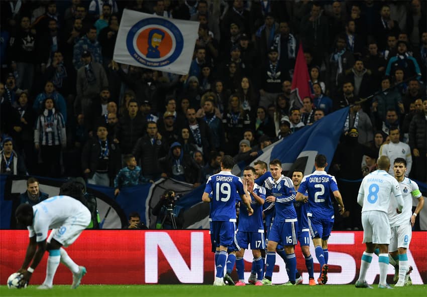 Porto X Dínamo de Kiev (FOTO:AFP)