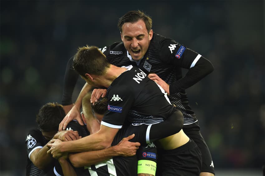 Borussia Moenchengladbach X Sevilla (Foto:AFP)