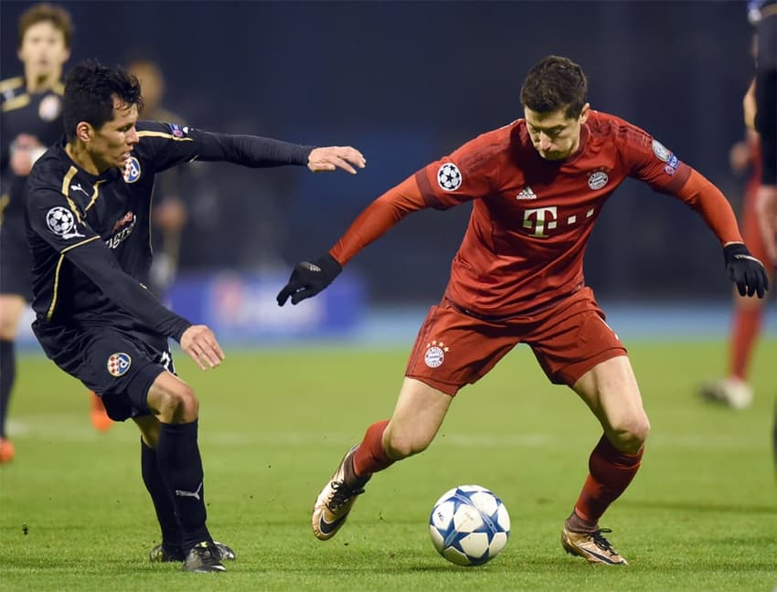 Dínamo Zagreb x Bayern de Munique (Foto:AFP)