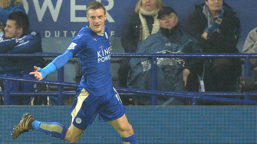 HOME - Leicester x Chelsea - Campeonato Inglês - Jamie Vardy (Foto: Paul Ellis/AFP)