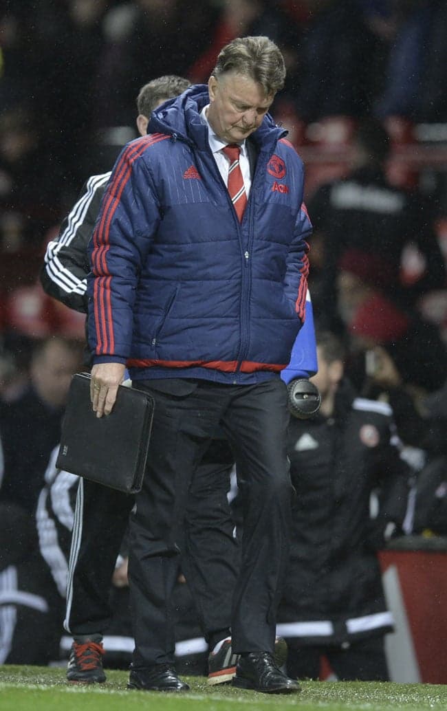 Van Gaal - Manchester x Sheffield United (Foto: Oli Scarff / AFP)