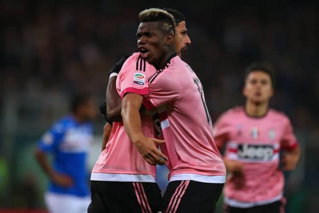 Pogba - Sampdoria x Juventus (Foto: Marco Bertorello / AFP)