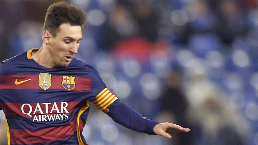 HOME - Espanyol x Barcelona - Copa do Rei - Messi (Foto: Lluis Gene/AFP)