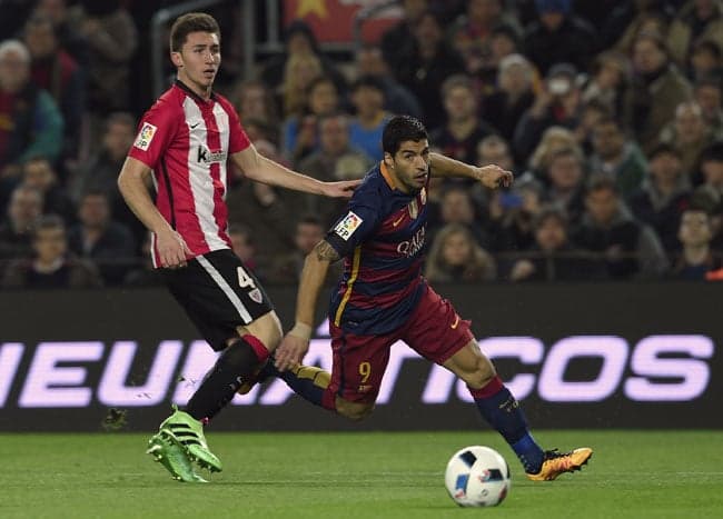 Suárez - Barcelona x Athletic Bilbao