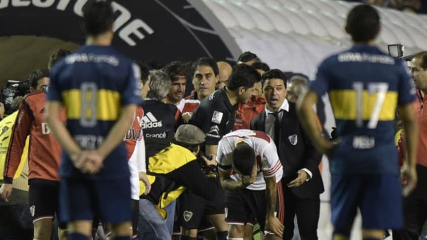 HOME - Boca Juniors x River Plate - Copa Libertadores 2015 - La Bombonera (Foto: Juan Mabromata/AFP)